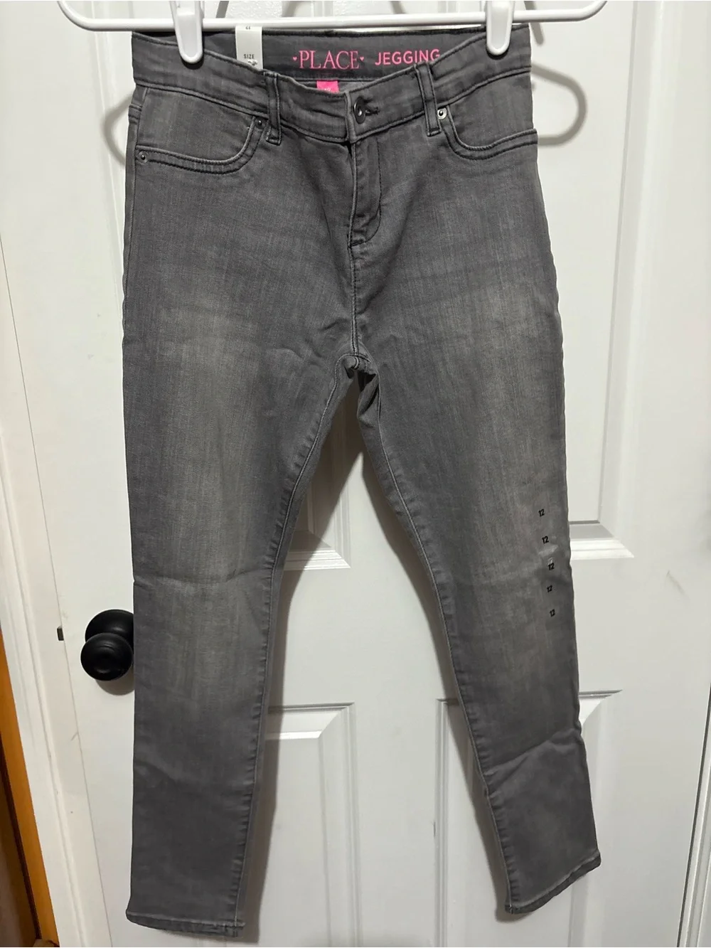 New Children’s Place Jeans and gently used  Cat & Jack Red and Black shirt